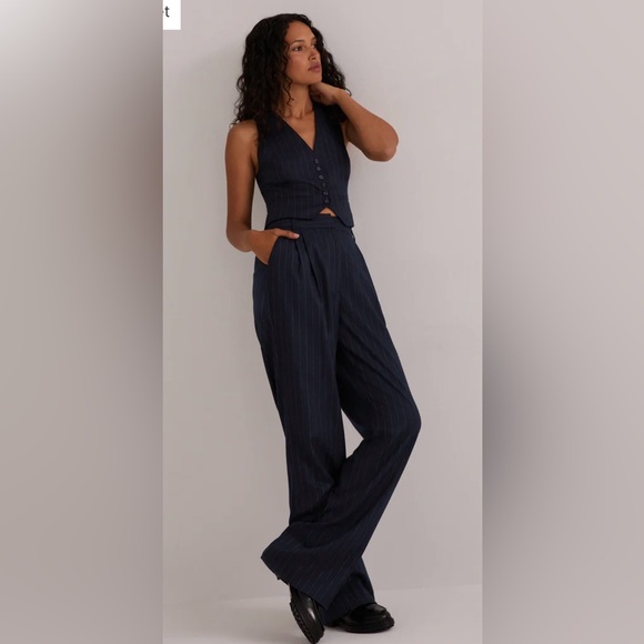 Favorite Daughter The Favorite Pinstripe Pants - New Size 8 - Picture 5 of 12